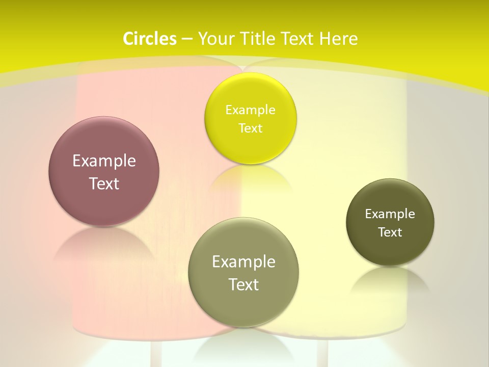 Backgrounds Design Yellow PowerPoint Template