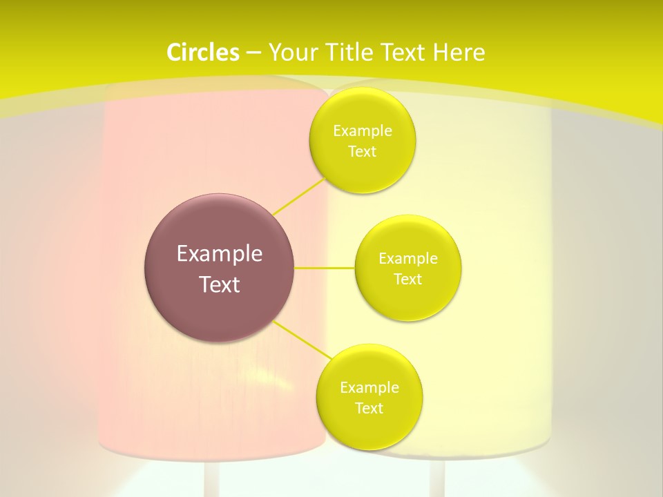 Backgrounds Design Yellow PowerPoint Template