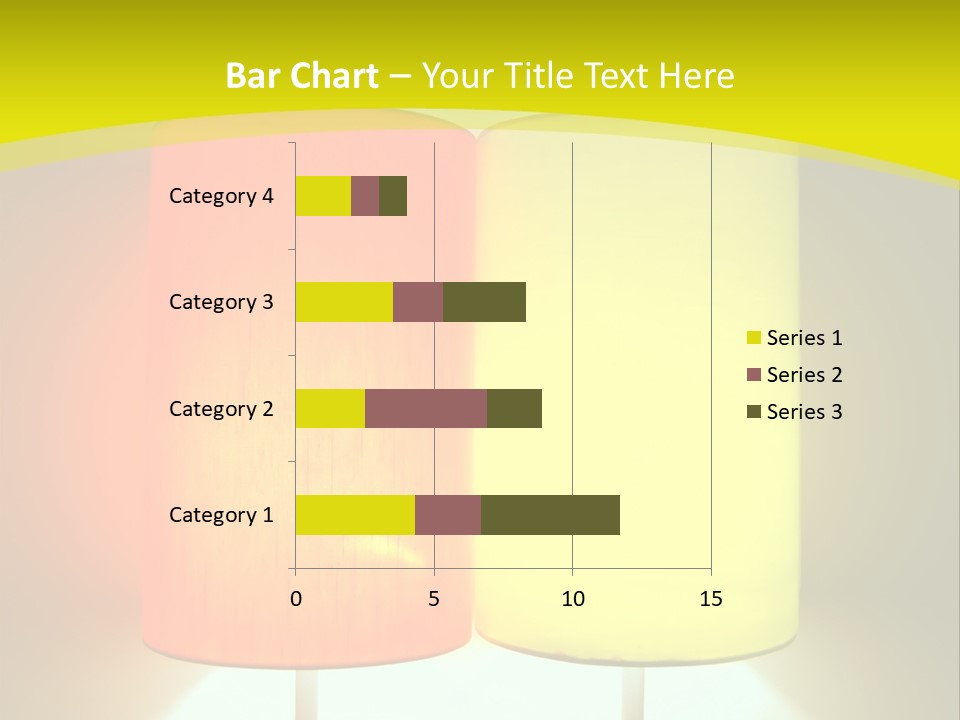 Backgrounds Design Yellow PowerPoint Template