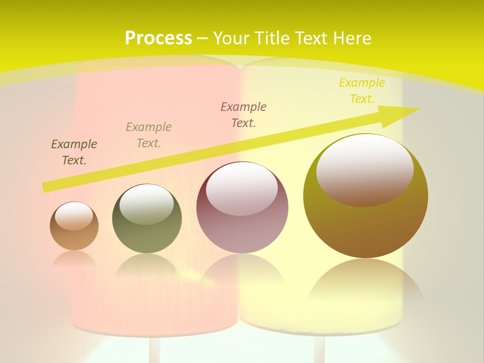 Backgrounds Design Yellow PowerPoint Template