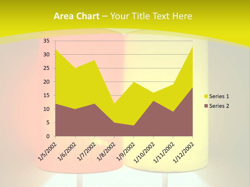 Backgrounds Design Yellow PowerPoint Template