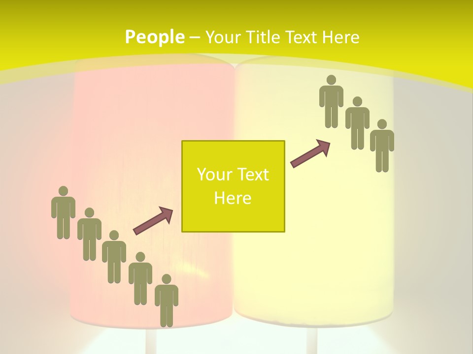 Backgrounds Design Yellow PowerPoint Template