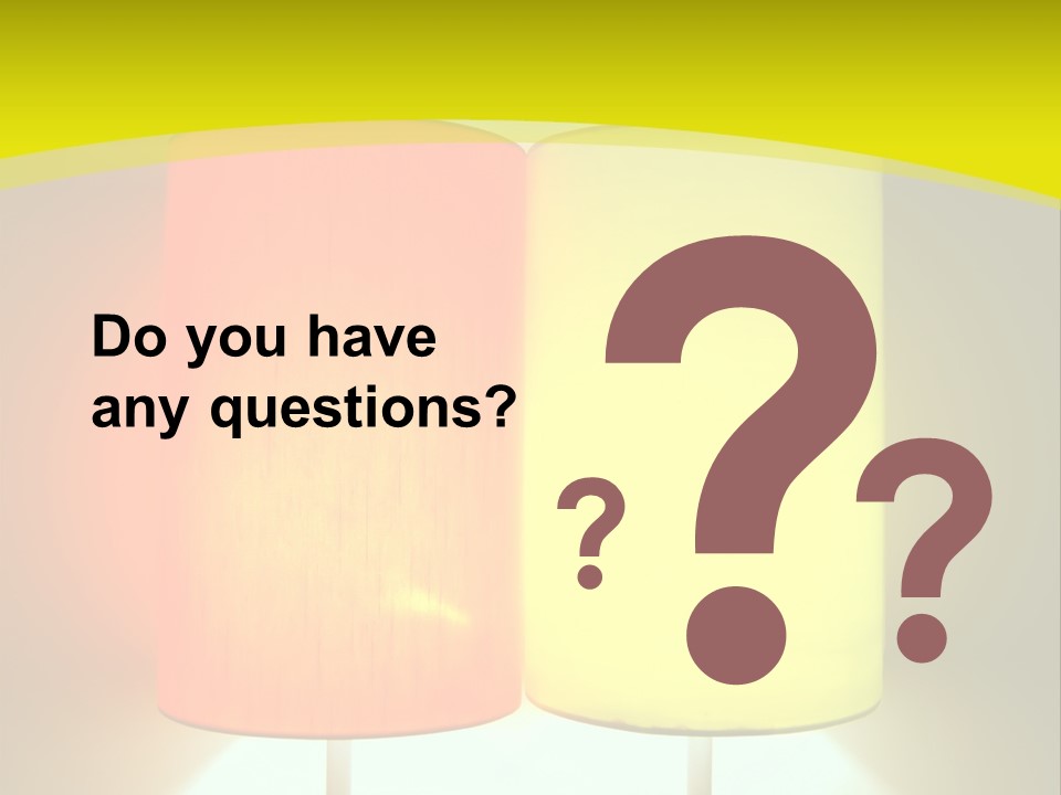 Backgrounds Design Yellow PowerPoint Template