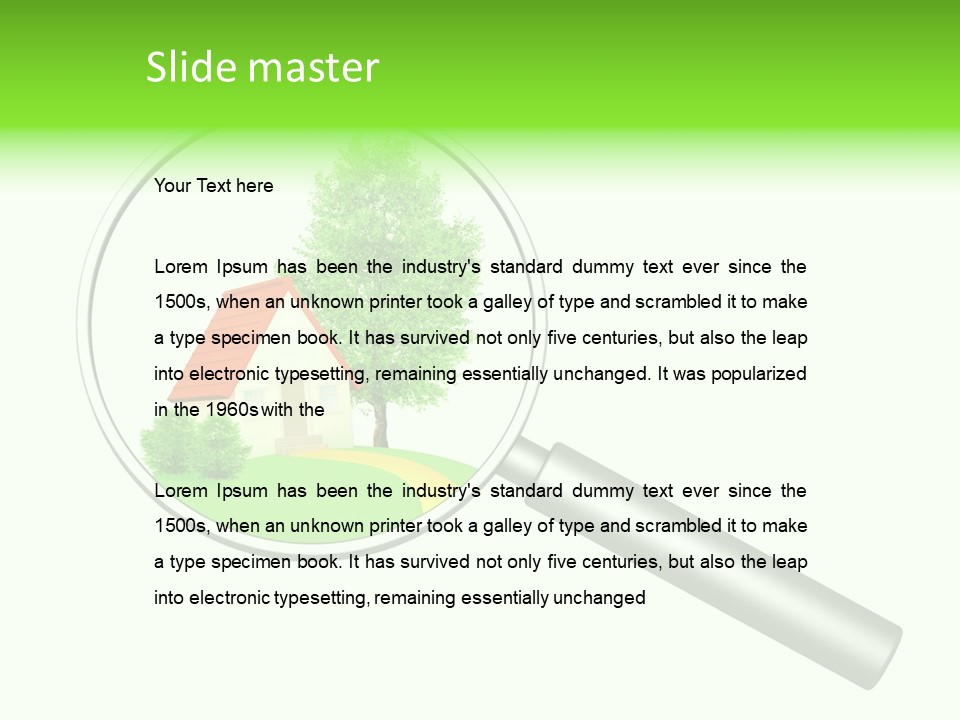 Home Vacation Research PowerPoint Template