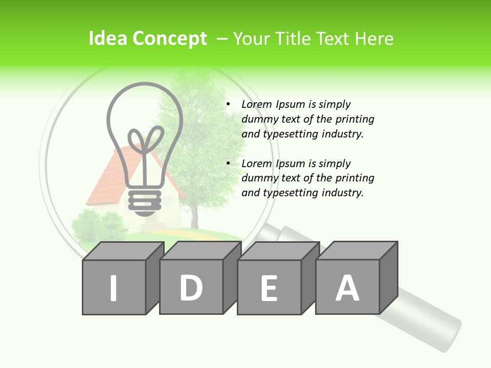 Home Vacation Research PowerPoint Template