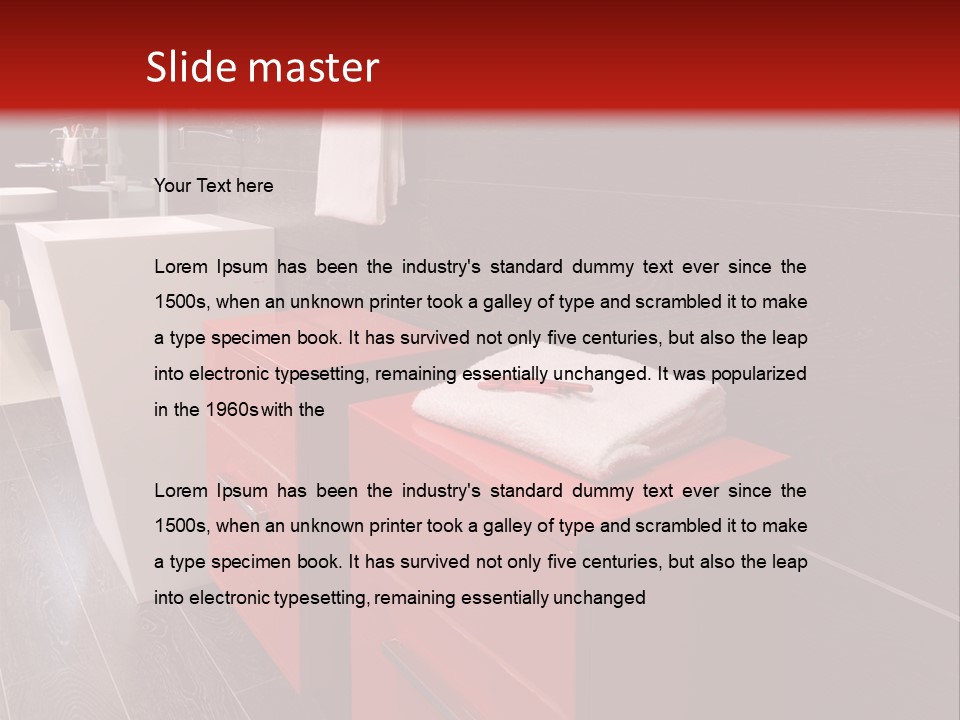 Toilet New Design PowerPoint Template