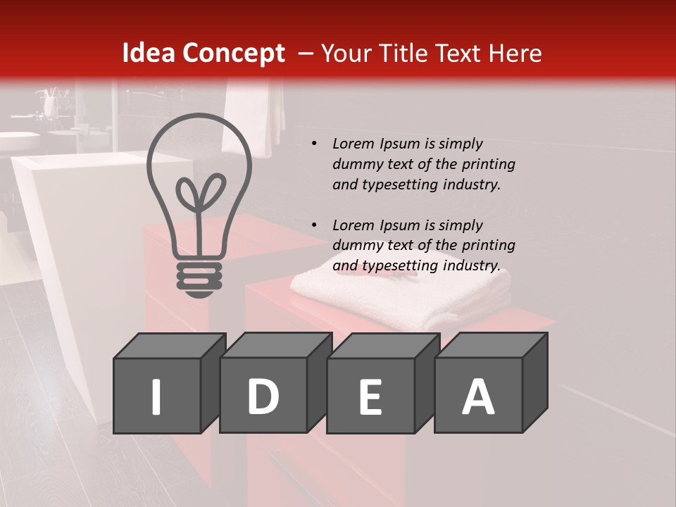 Toilet New Design PowerPoint Template