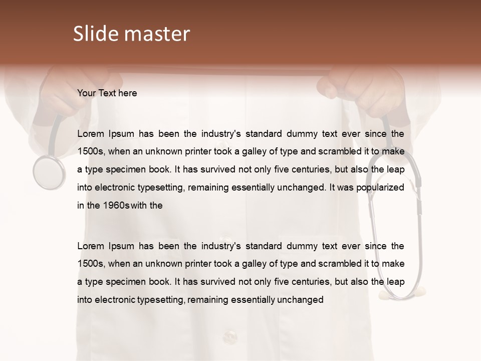 Stethoscope Government Debate PowerPoint Template