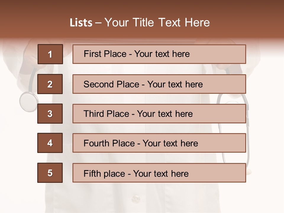 Stethoscope Government Debate PowerPoint Template