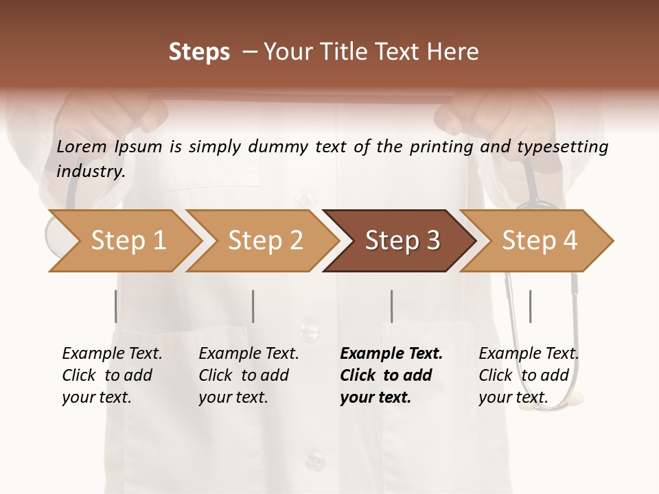 Stethoscope Government Debate PowerPoint Template