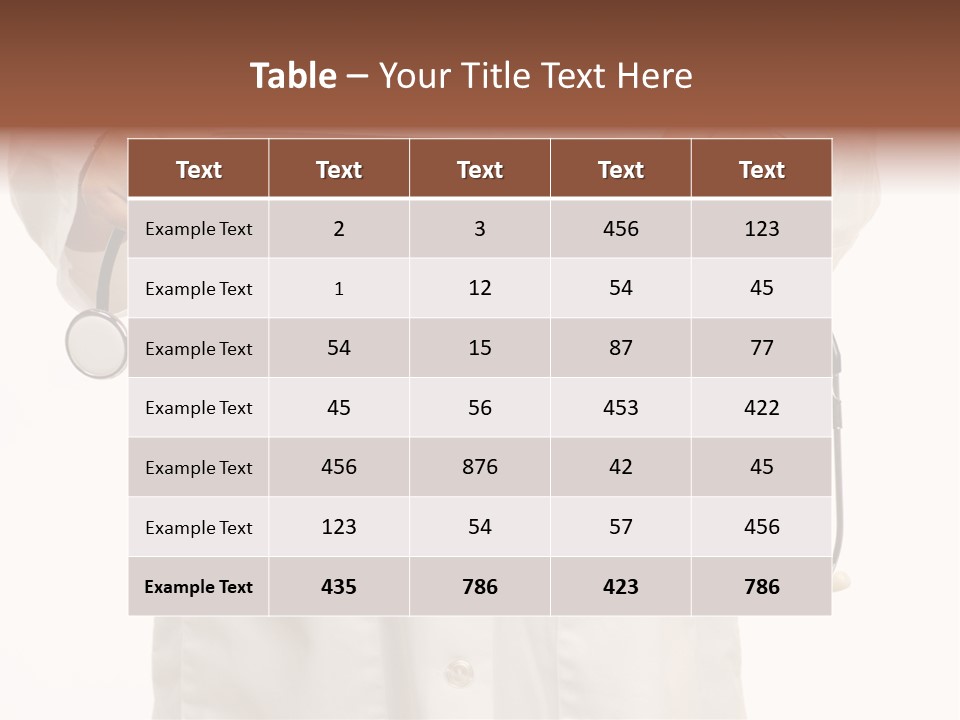 Stethoscope Government Debate PowerPoint Template