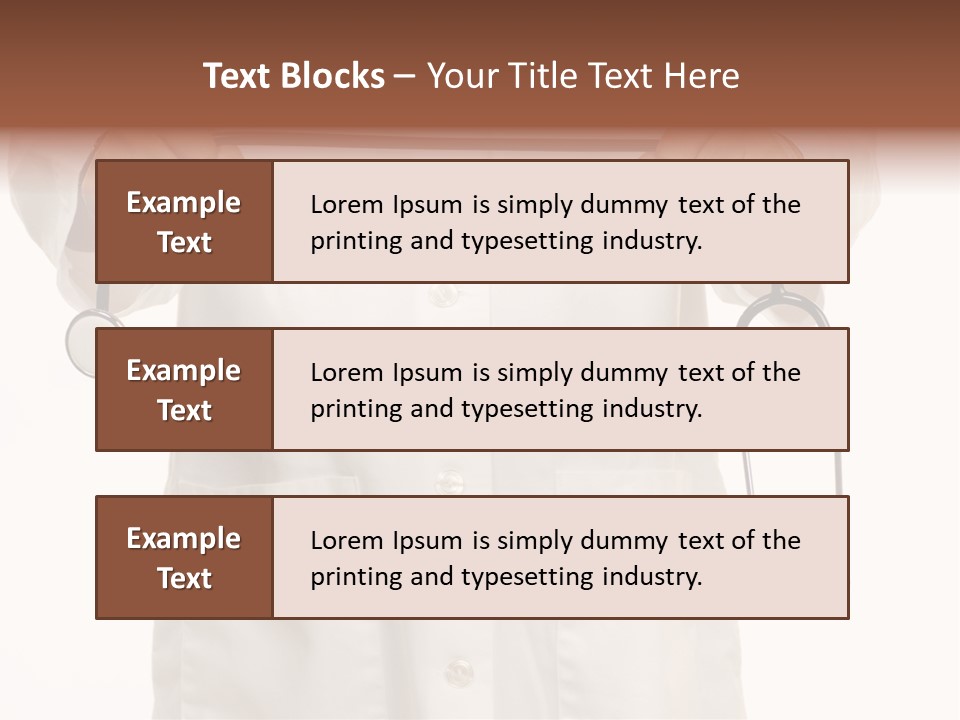 Stethoscope Government Debate PowerPoint Template