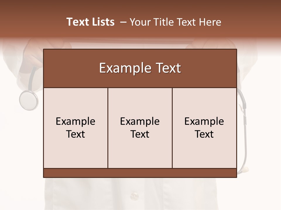 Stethoscope Government Debate PowerPoint Template