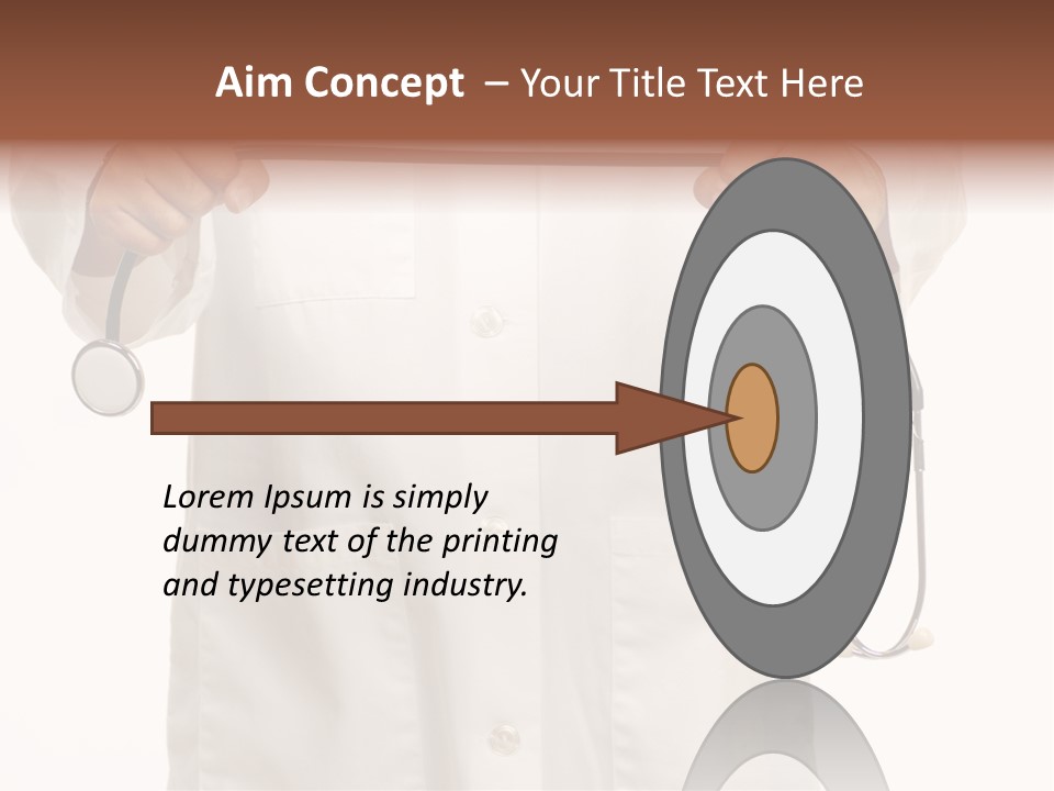 Stethoscope Government Debate PowerPoint Template