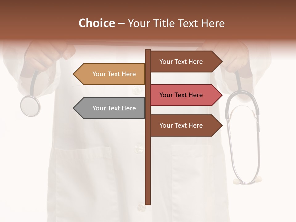 Stethoscope Government Debate PowerPoint Template