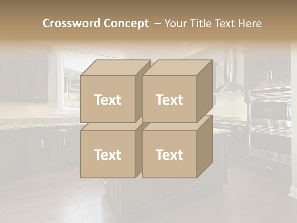 Estate Design Kitchen PowerPoint Template