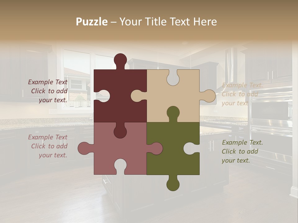 Estate Design Kitchen PowerPoint Template