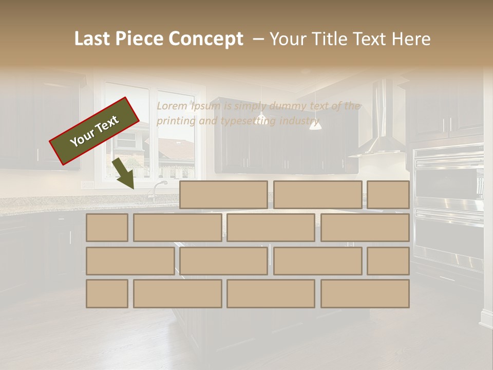 Estate Design Kitchen PowerPoint Template