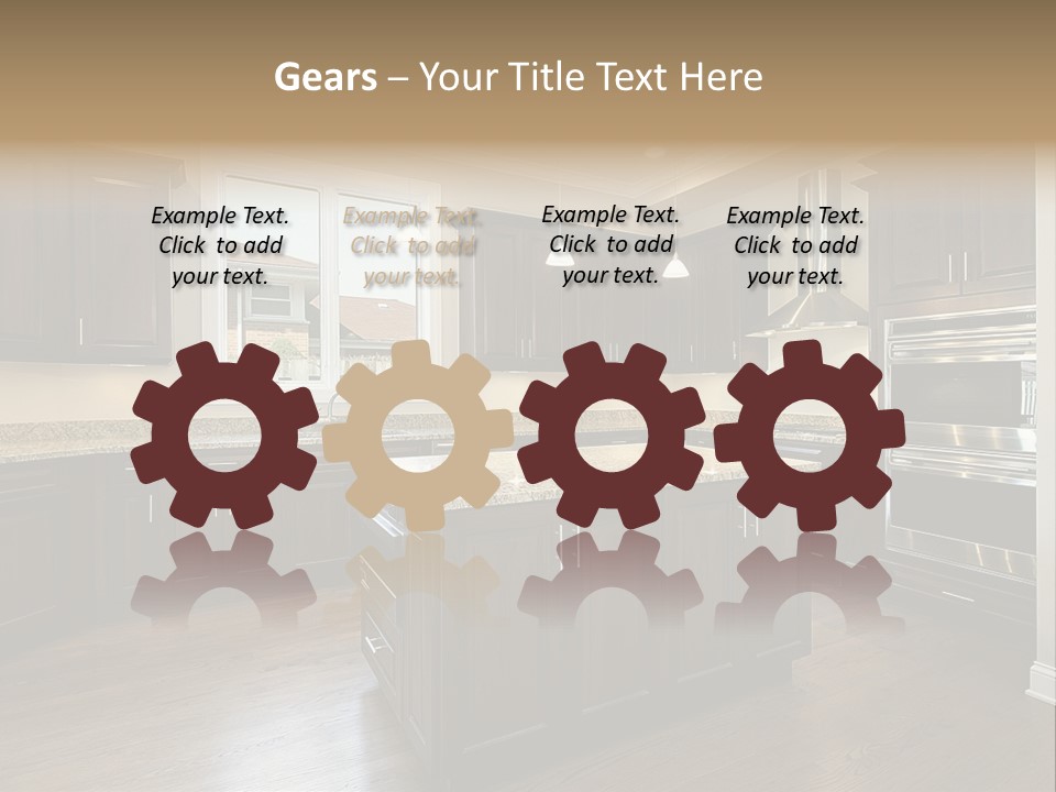 Estate Design Kitchen PowerPoint Template