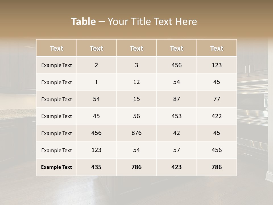 Estate Design Kitchen PowerPoint Template