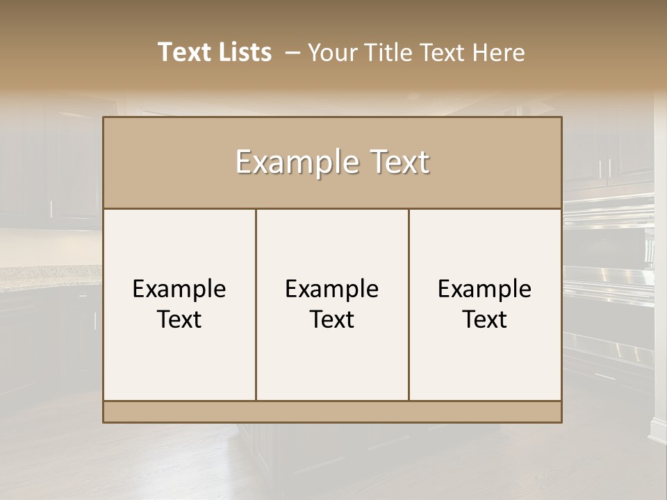 Estate Design Kitchen PowerPoint Template