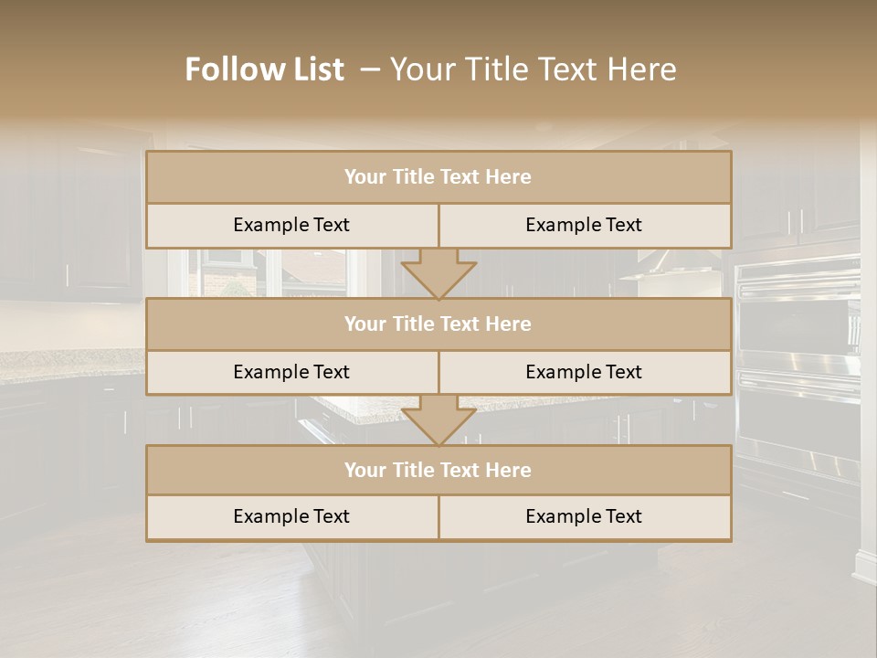 Estate Design Kitchen PowerPoint Template