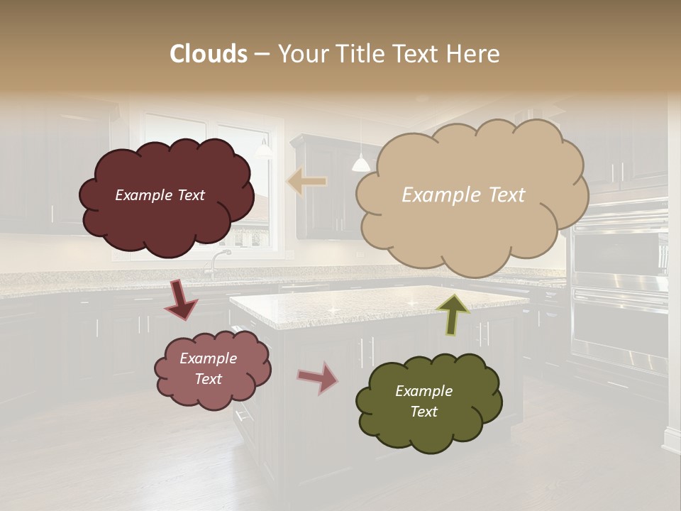 Estate Design Kitchen PowerPoint Template