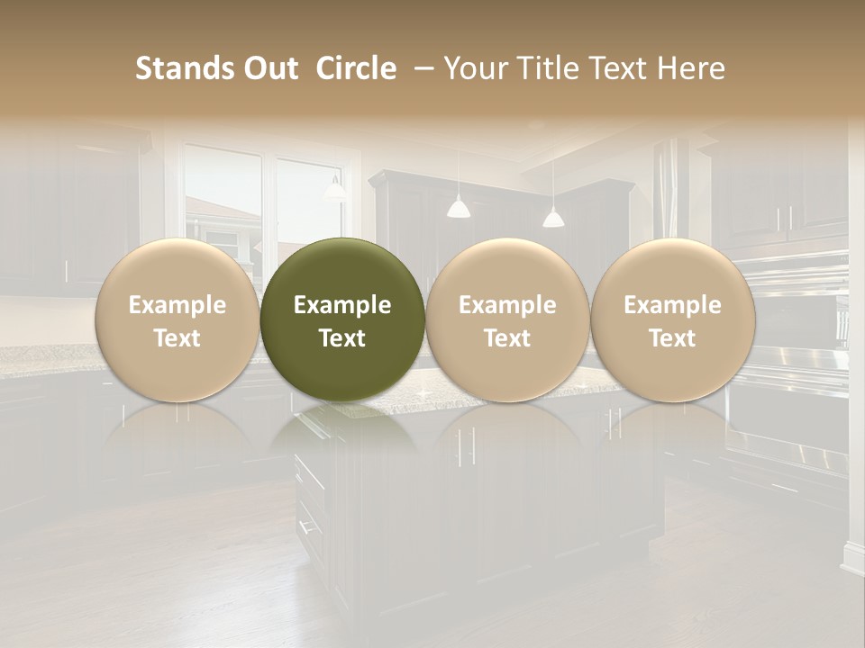 Estate Design Kitchen PowerPoint Template