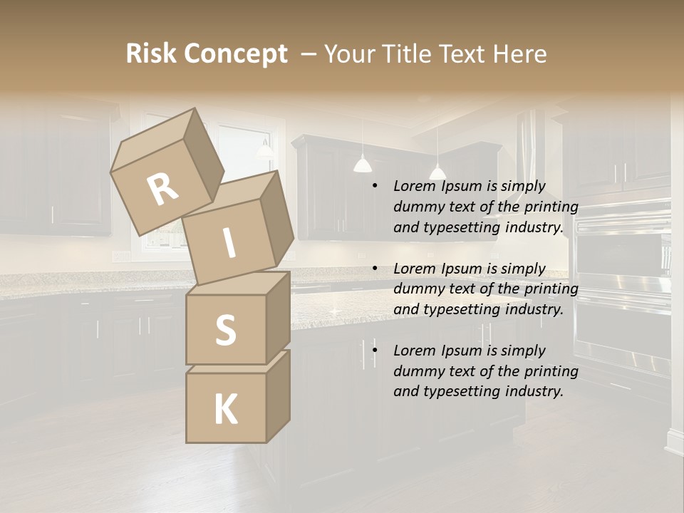 Estate Design Kitchen PowerPoint Template