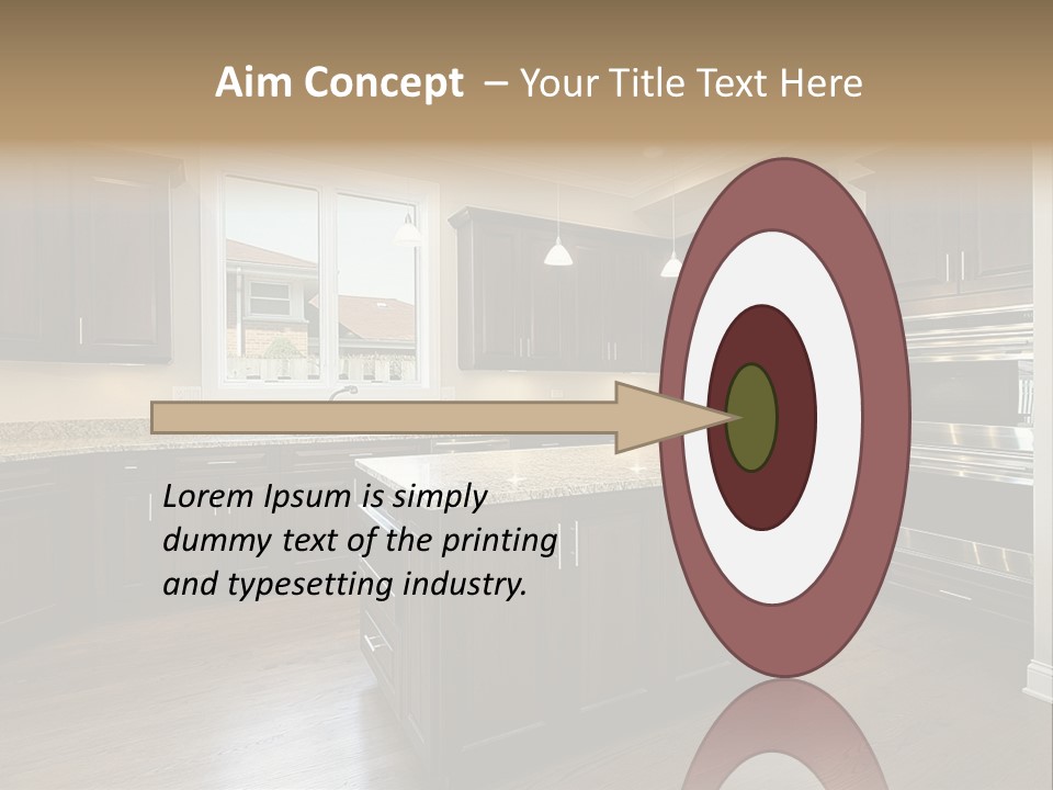 Estate Design Kitchen PowerPoint Template