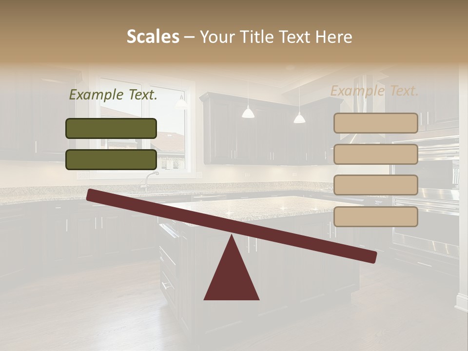 Estate Design Kitchen PowerPoint Template