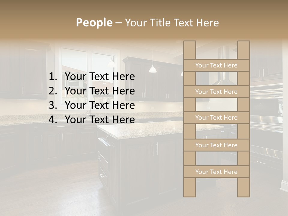 Estate Design Kitchen PowerPoint Template
