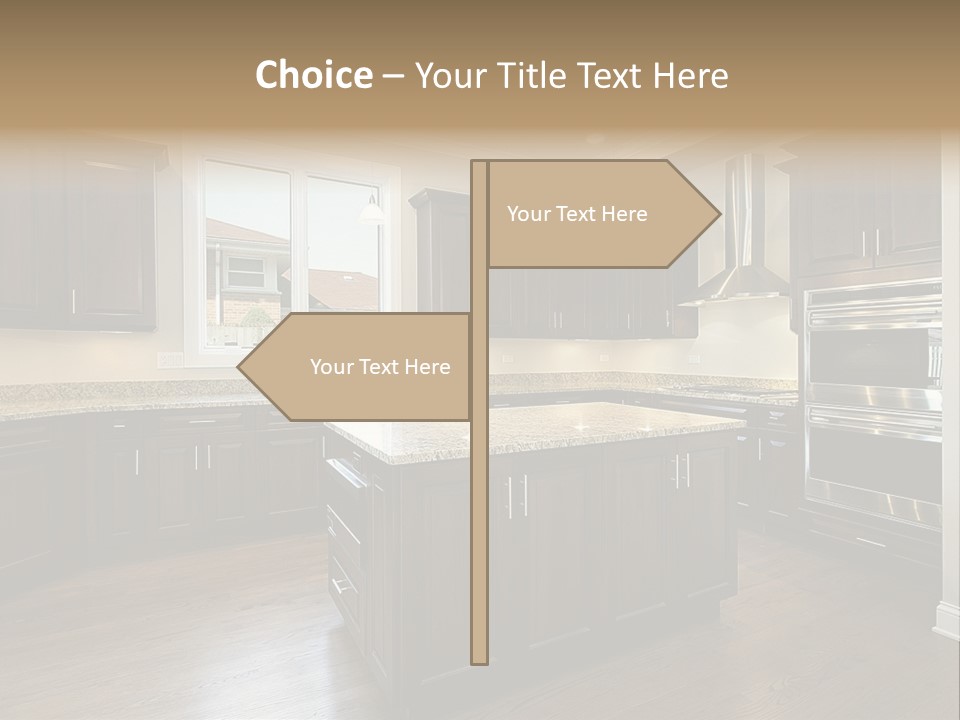 Estate Design Kitchen PowerPoint Template