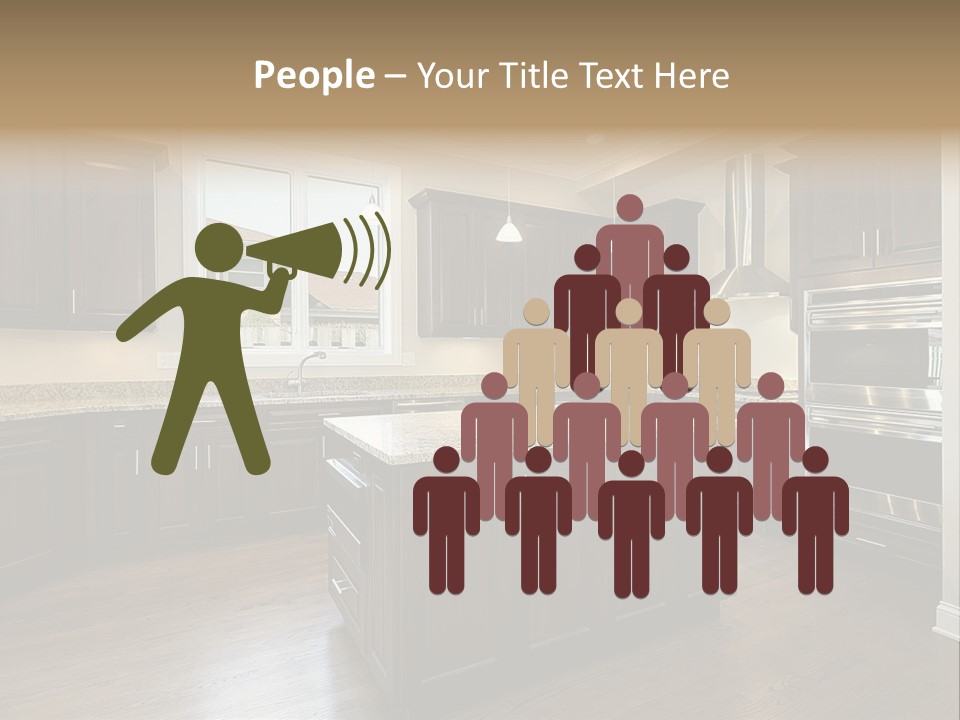 Estate Design Kitchen PowerPoint Template