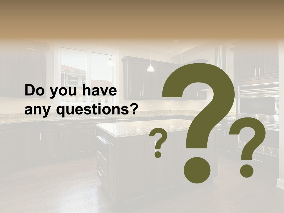 Estate Design Kitchen PowerPoint Template