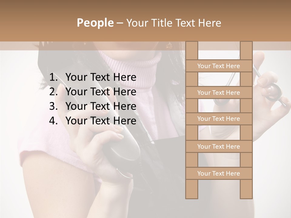 Person Paint Human PowerPoint Template