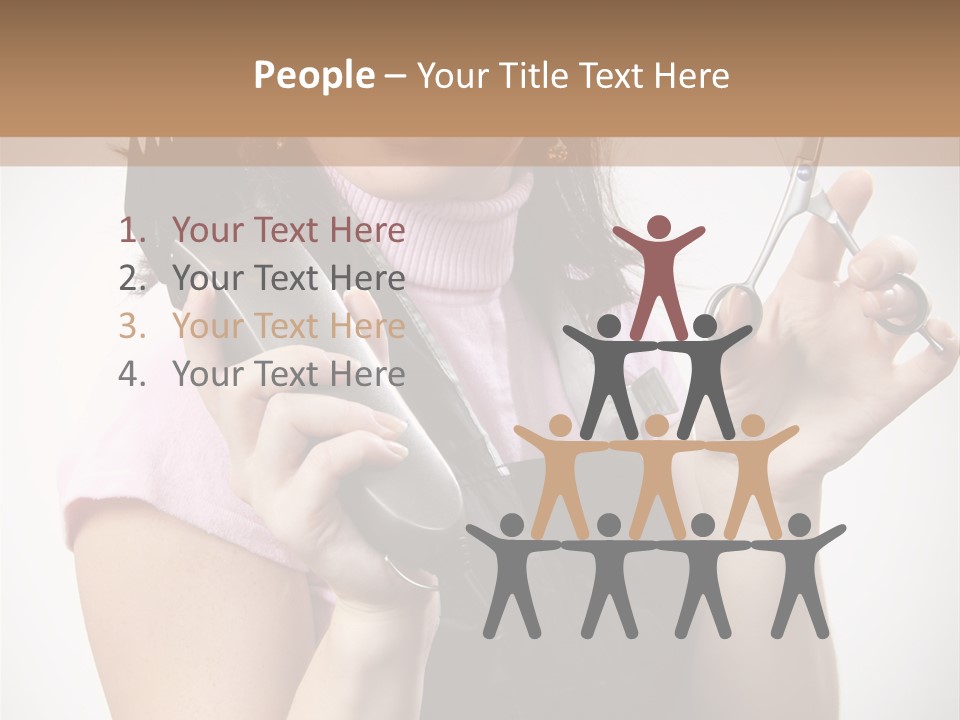 Person Paint Human PowerPoint Template