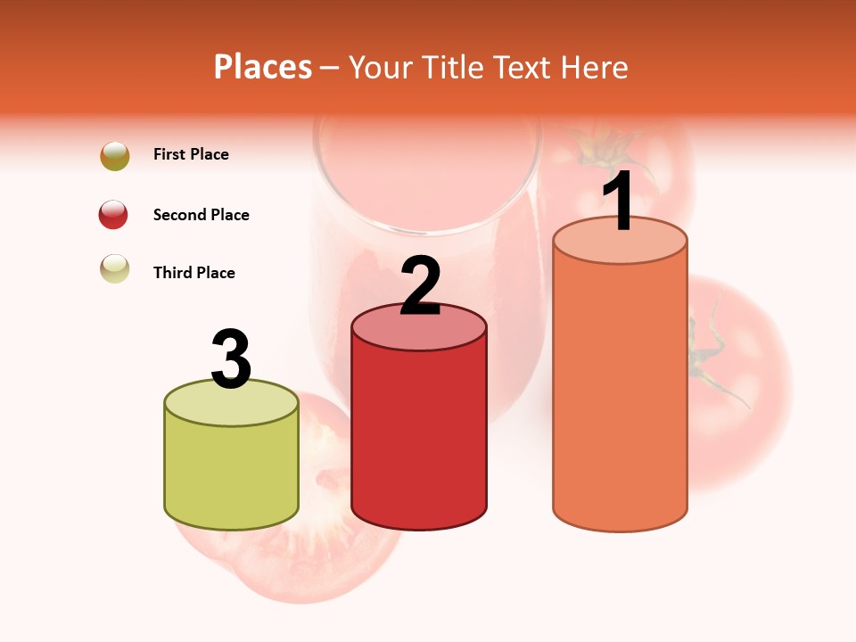Vegetarian Cup Sweet PowerPoint Template