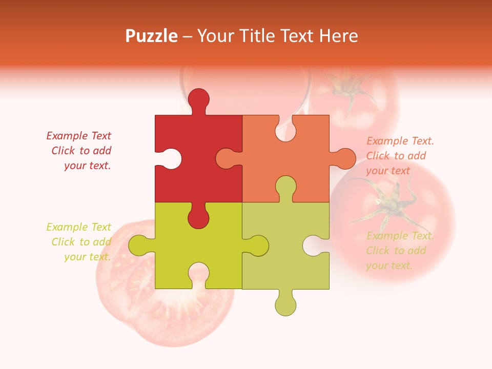 Vegetarian Cup Sweet PowerPoint Template