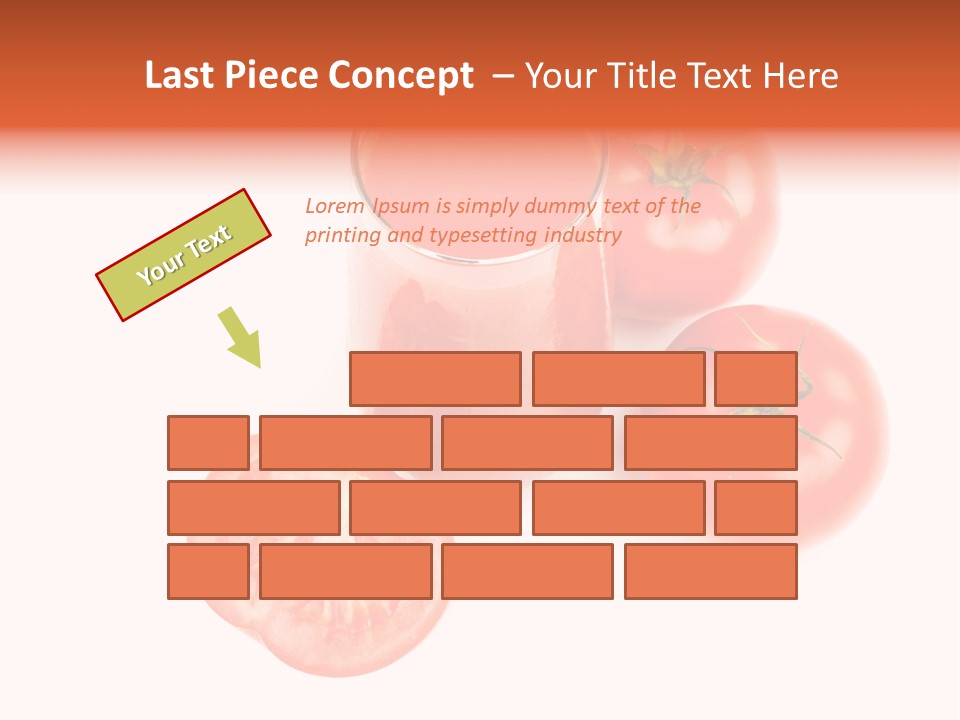 Vegetarian Cup Sweet PowerPoint Template
