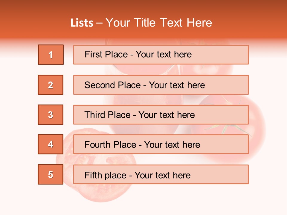 Vegetarian Cup Sweet PowerPoint Template