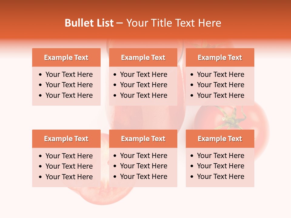 Vegetarian Cup Sweet PowerPoint Template