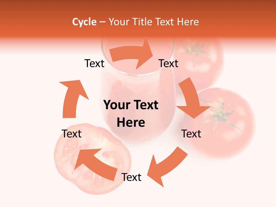 Vegetarian Cup Sweet PowerPoint Template