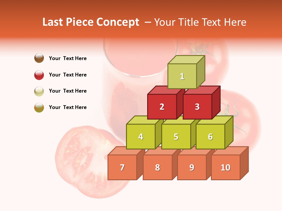 Vegetarian Cup Sweet PowerPoint Template