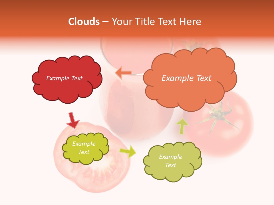 Vegetarian Cup Sweet PowerPoint Template