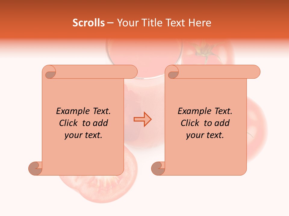 Vegetarian Cup Sweet PowerPoint Template