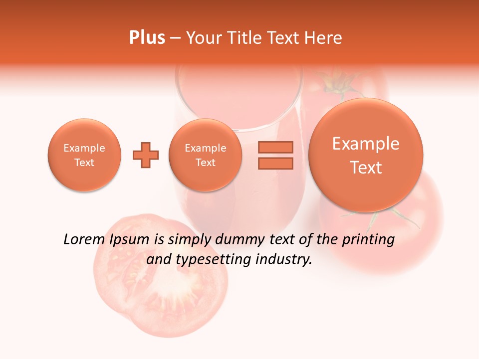 Vegetarian Cup Sweet PowerPoint Template