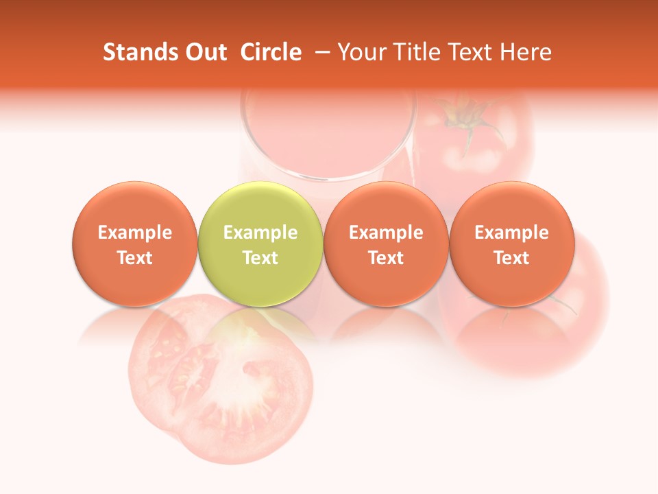 Vegetarian Cup Sweet PowerPoint Template