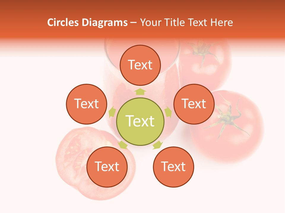 Vegetarian Cup Sweet PowerPoint Template