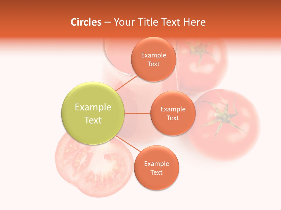 Vegetarian Cup Sweet PowerPoint Template